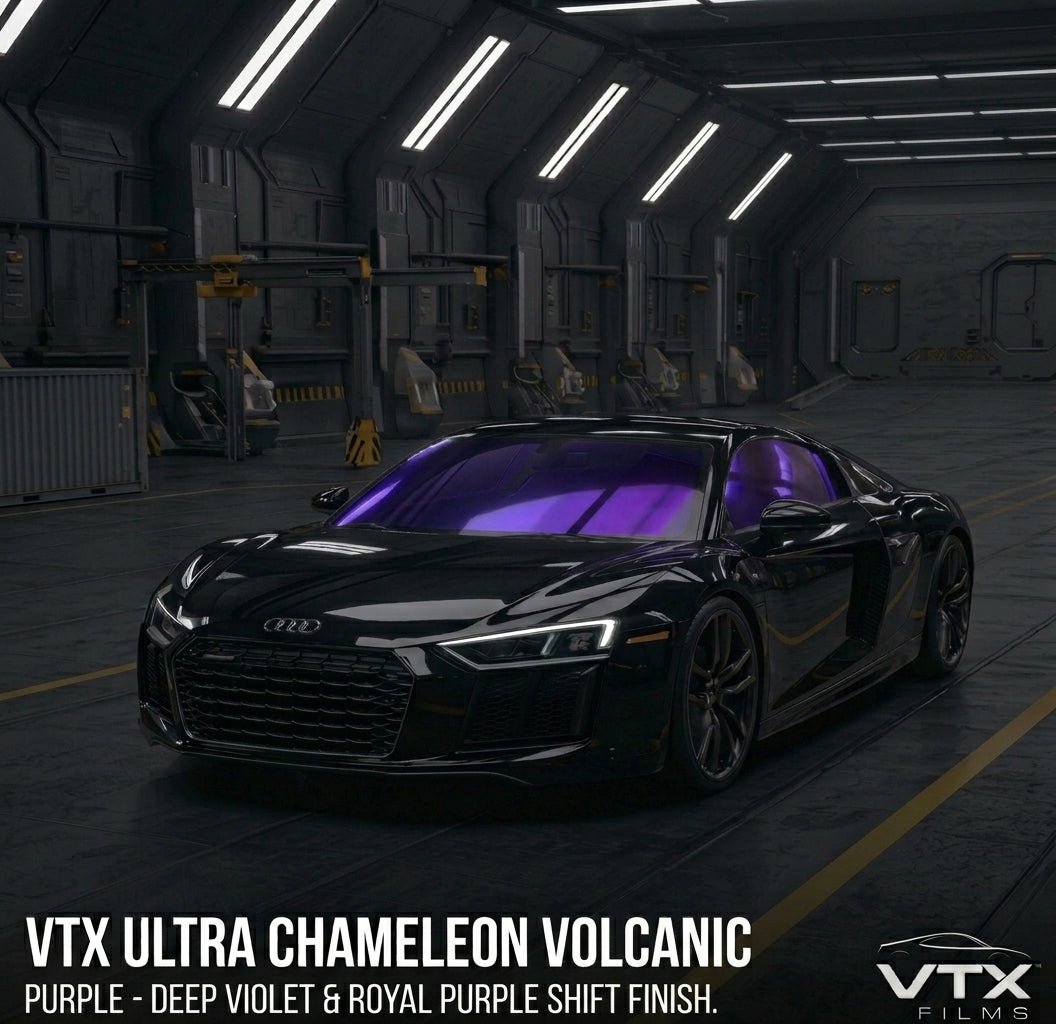VTX Ultra Chameleon Window Tint Film — Volcanic Purple 75% VLT (1m x 1.5m) - VTX FILMS