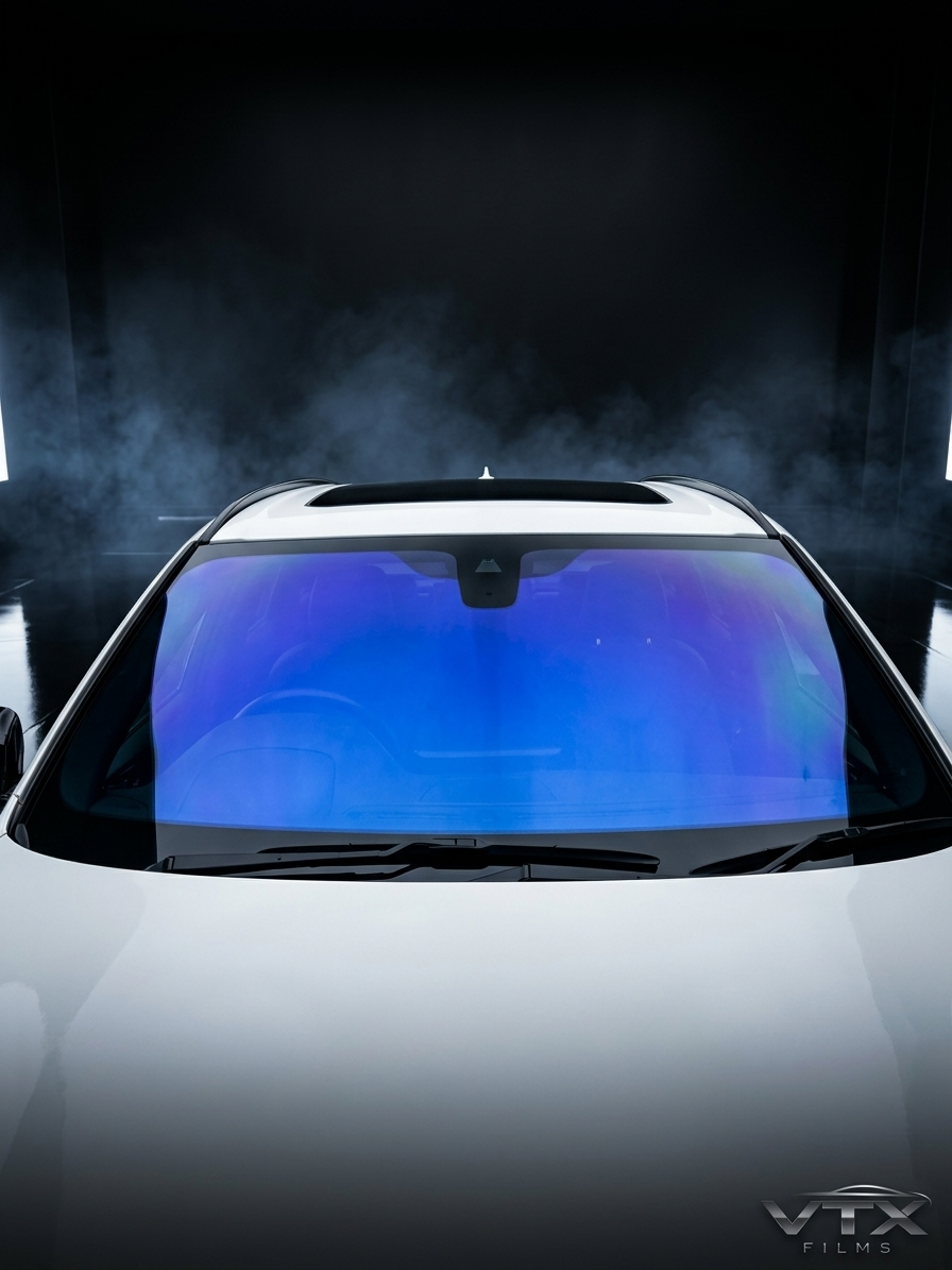 VTX Blue Chameleon Window Tint Film 70% VLT 2-Ply Nano Ceramic 1m x 1.5m